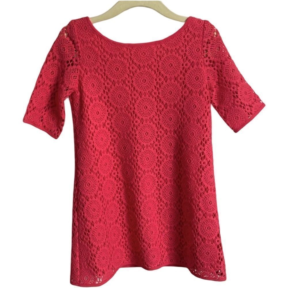 Lilly Pulitzer Girls Topanga Dress XS 2T 3T Island Coral breakers lace dress - Picture 1 of 4